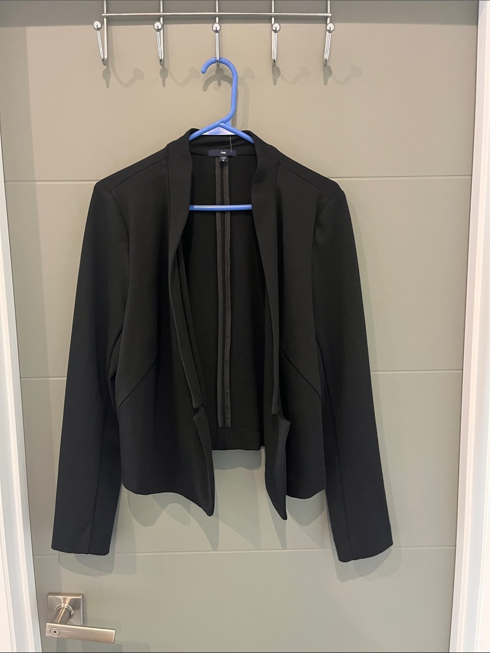 GAP Black Open-Front Women's Blazer Jacket SZ L
